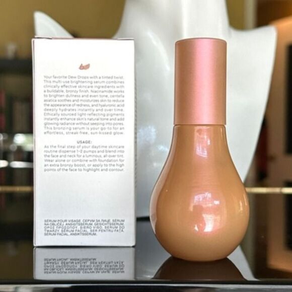 LIKE NEW GLOW RECIPE Watermelon Glow Niacinamide Hue Drops Sun Glow Dew Drops - Picture 4 of 12